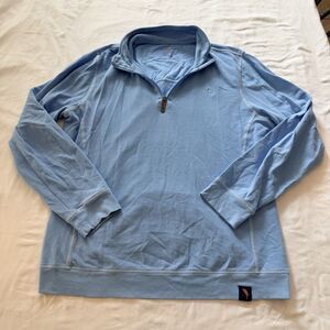 Margaritaville island reserve mens quarter zip cotton pull over mens size medium
